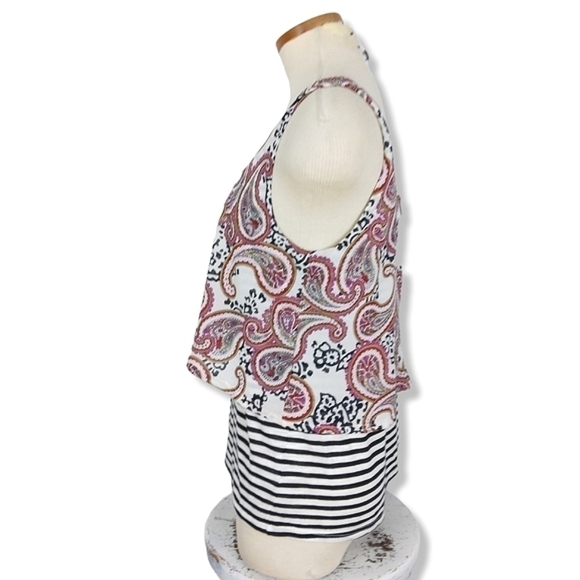 Anthropologie Meadow Rue Mix Media Tank Top Size Medium - Picture 4 of 9